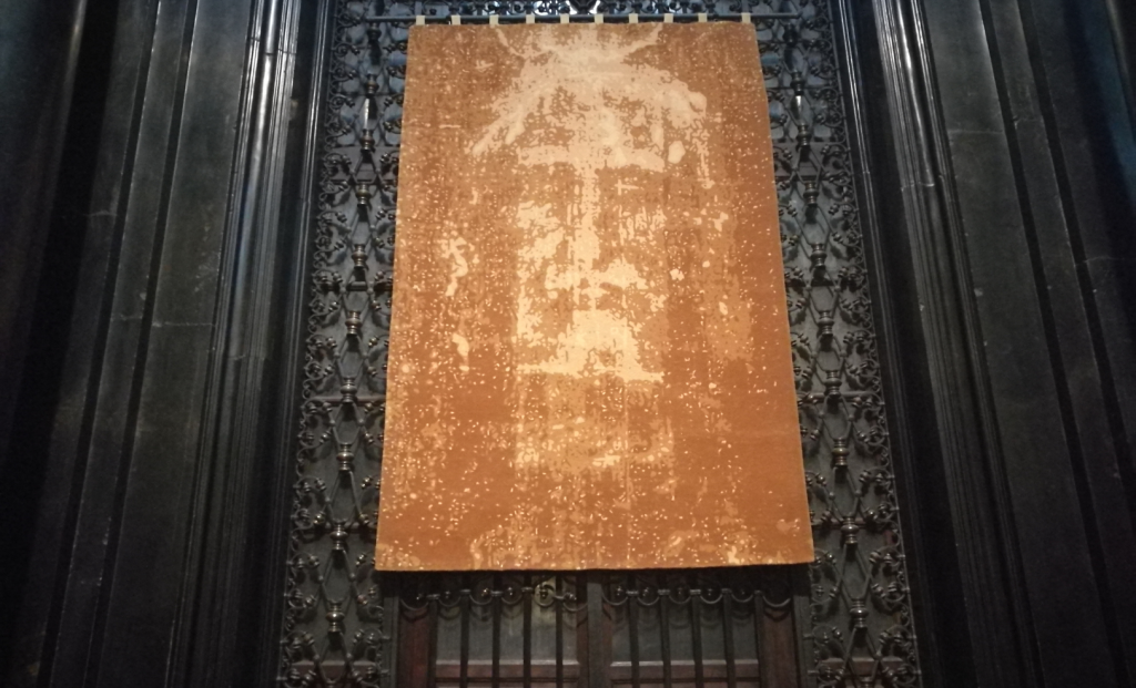 The true face of Jesus at the monument in Boadilla del Monte